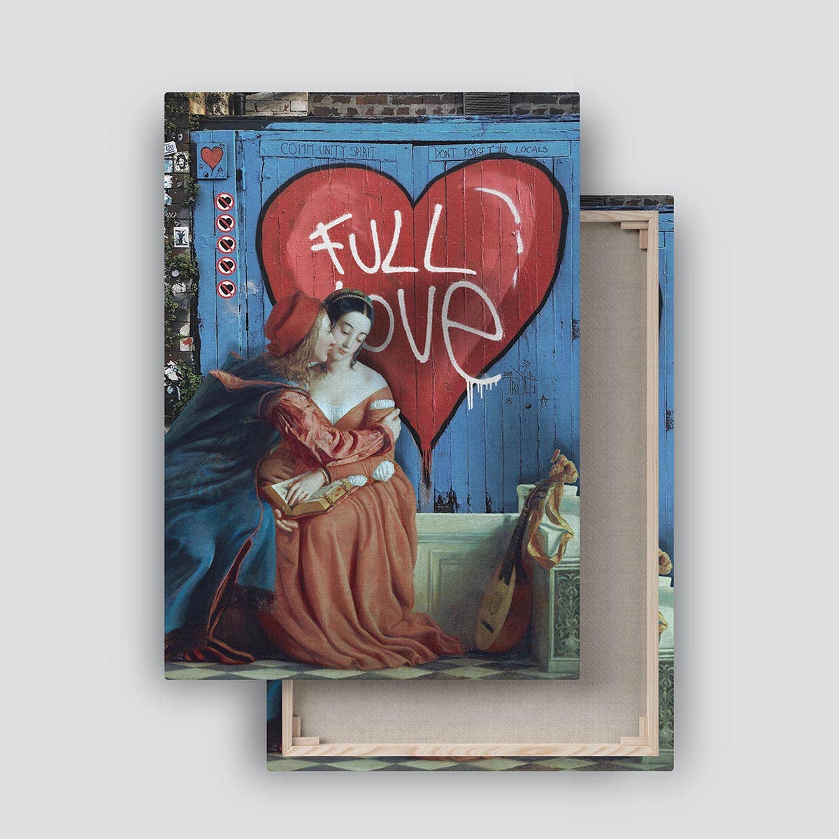 Dikhotomy – Großhandel Collagen – Leinwanddruck voller Liebe1