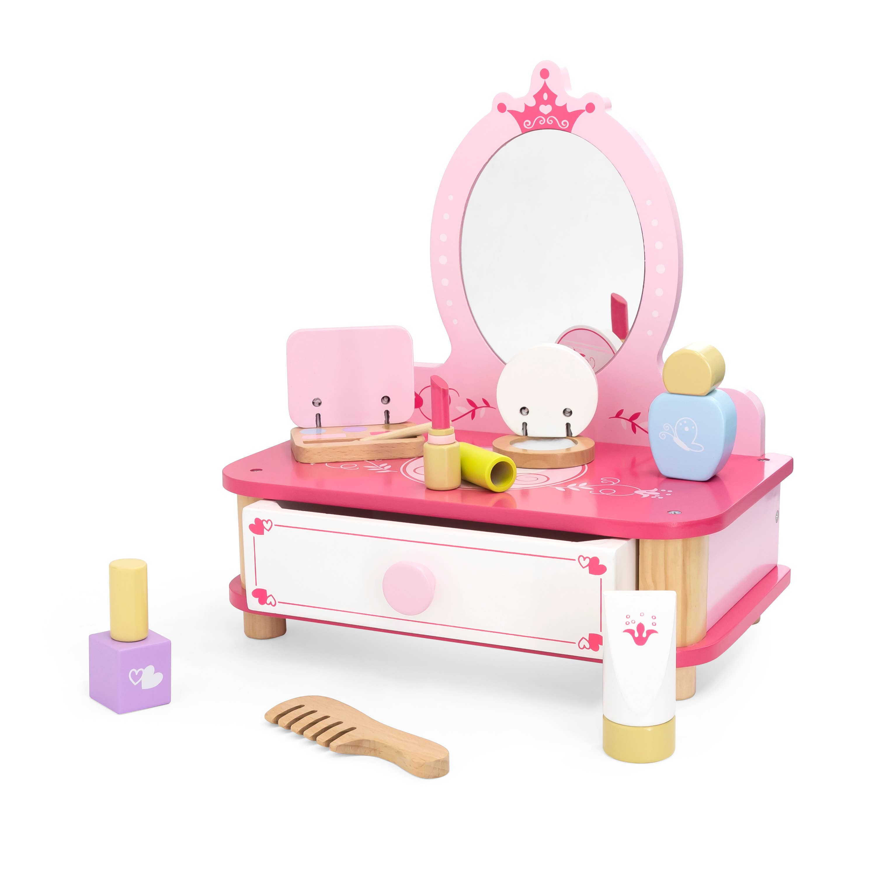 Trade Toys Limited – wholesale Wood toy – Child – Viga TAble Top Make Up Set with Table3