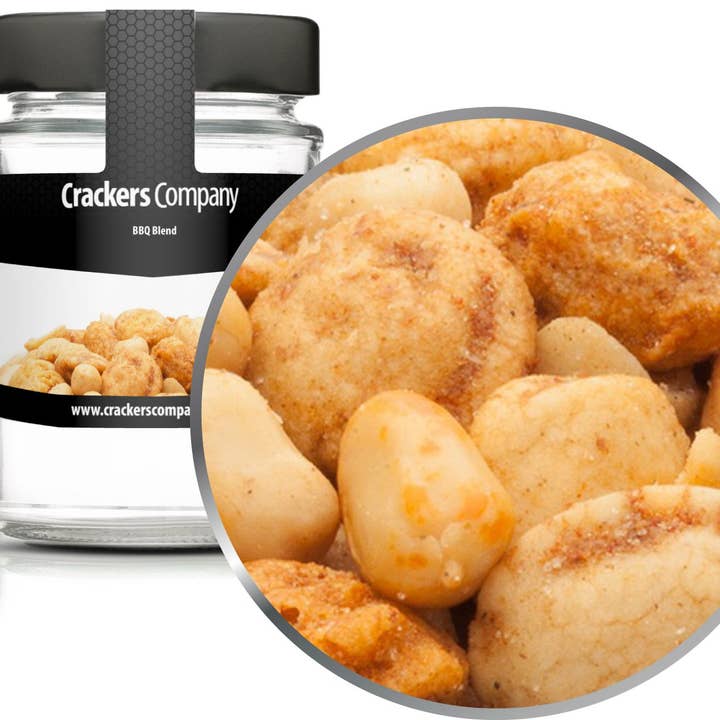 BBQ blanding. PU med 45 stk og 90g indhold pr stk. for engroshandel hos CrackersCompany