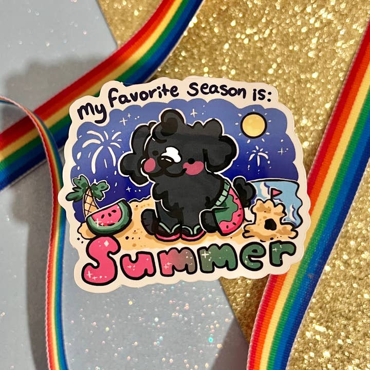 Woolblossom - Wholesale Sticker - My Favorite Season Is: !!! ~ Stickers10