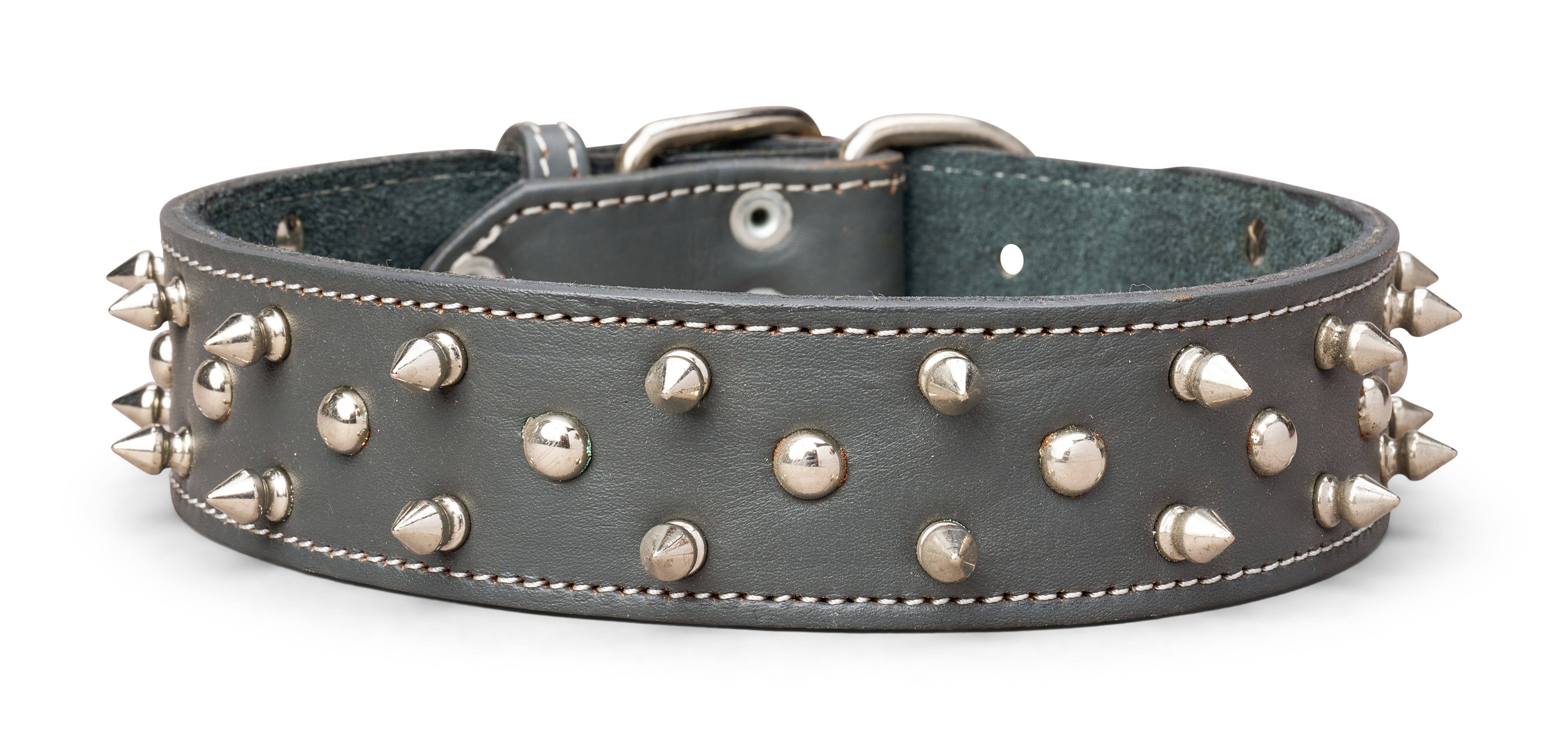 TOP DOG BRAND INC - Vente Collier – chien - Colliers en cuir à pointes de 1 3/4 pouce de large4