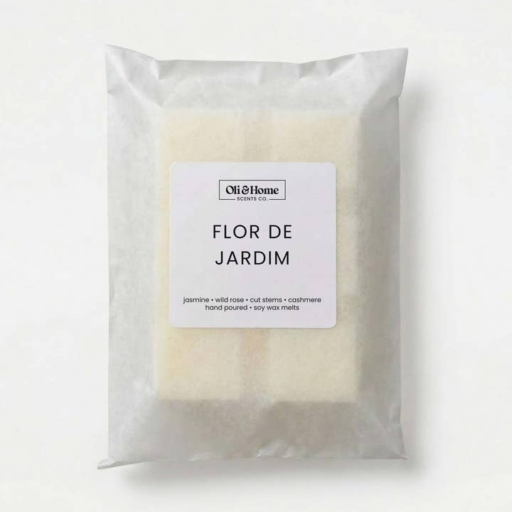 Flor de Jardim Wax Melt | Jasmine & Rose Scented | Wax Melt for wholesale by Oli & Home