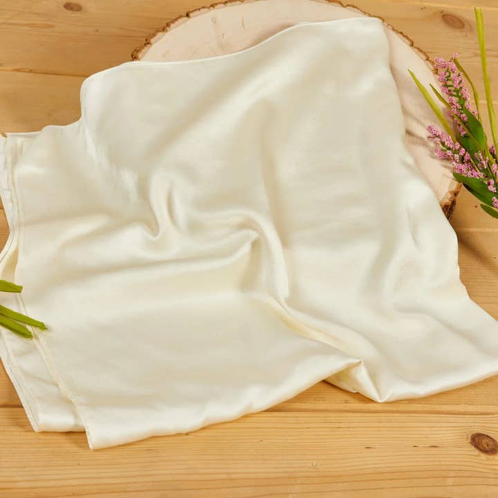 Milky Scarf for wholesale by Gilded Fox Silk