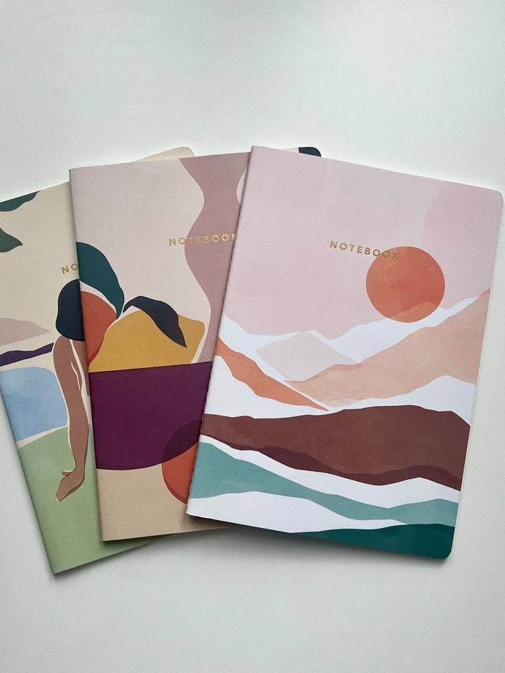 The Sweet Life - Set of 3 Notebooks for wholesale by Sacrée Frangine