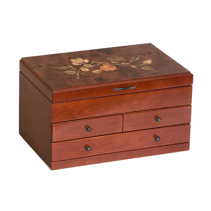Mele and Co - Wholesale Jewelry Box/Organizer - Mele and Co Fairhaven Wooden Jewelry Box5
