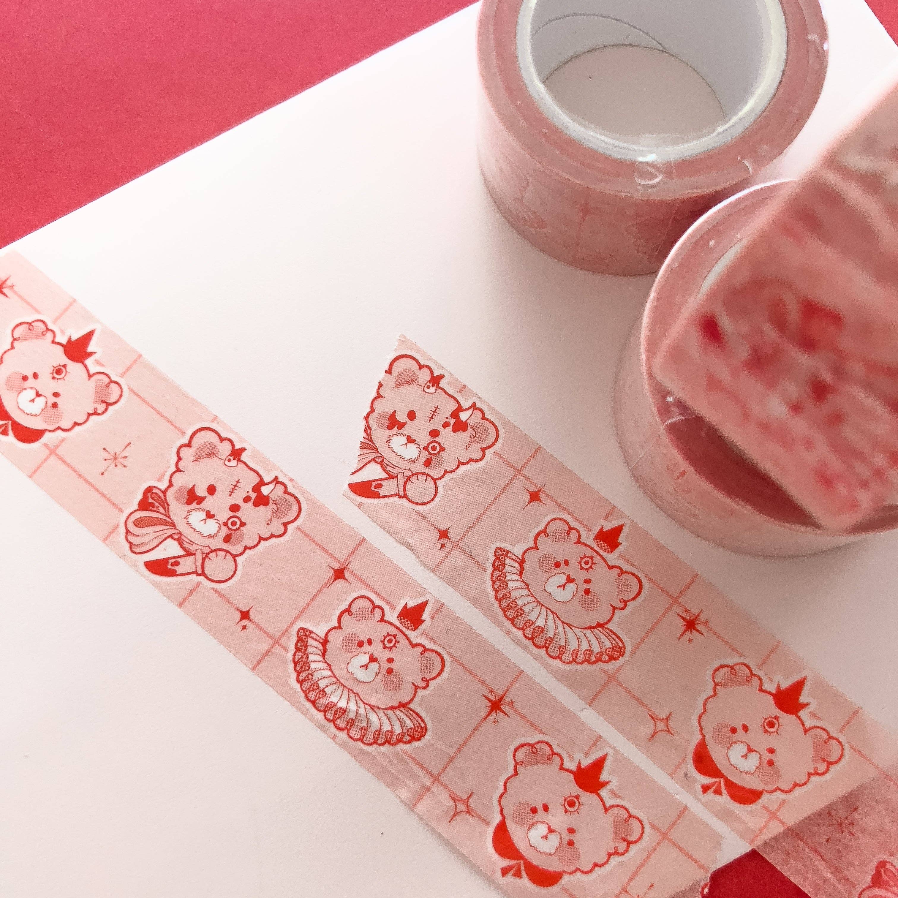 SudiBear - Wholesale Washi Tape - Stabby Bear Washi Tape2