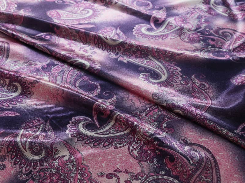 Double B Wild Rags - Wholesale Scarf - Women's - Wild Rag Purple and Pink Paisley New Cowboy Western Neck Scarf Bandanna by Double B Wild Rags5