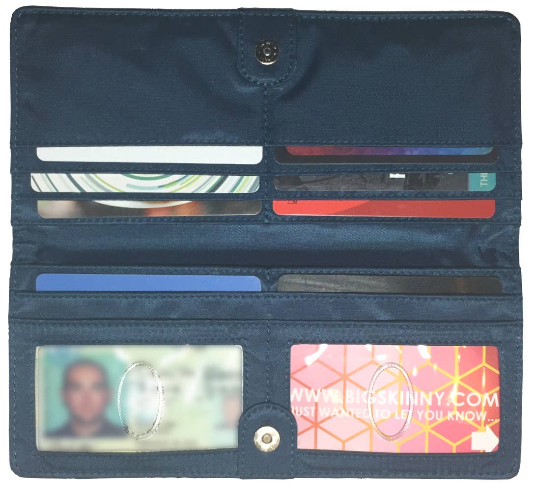 Big Skinny Wallets – Engroshandel Tegnebog – til mænd – Executive Bifold Tegnebog - Plum Dot2