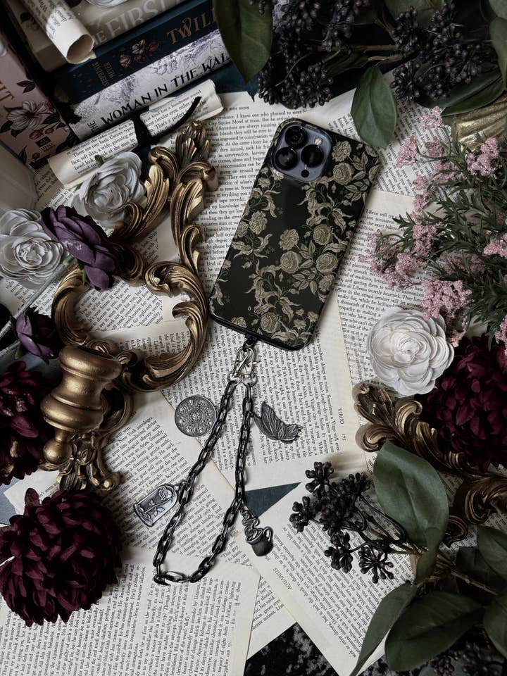 Attache pour téléphone «Thé de l'après‑midi» pour la vente par The Pretty Cult