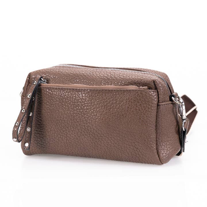 Pine Apparel - Wholesale Crossbody Bag - Women's - The Cara Pebble Vegan Leather Mini Bag1