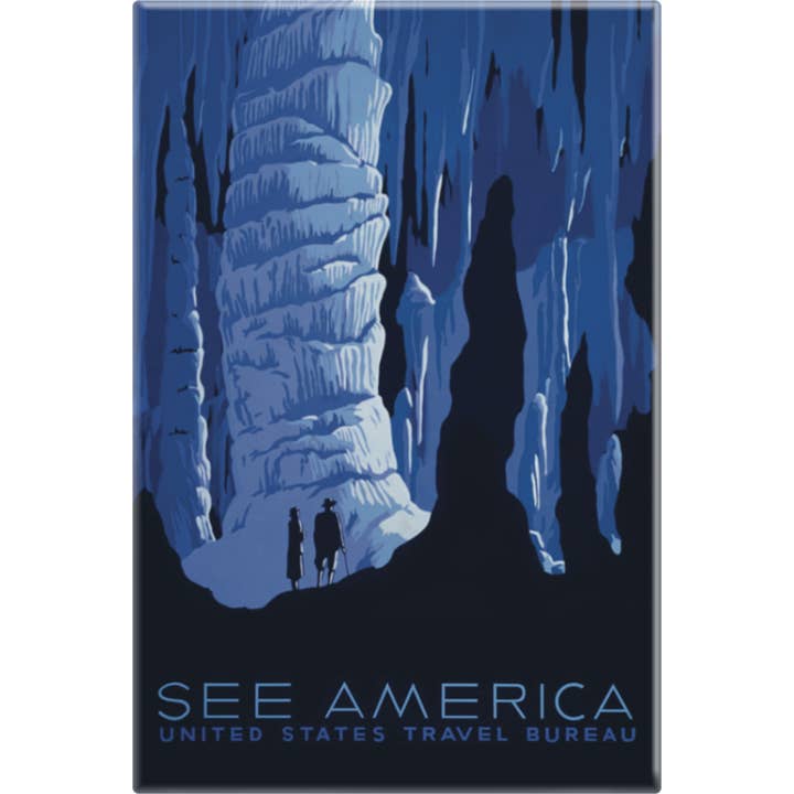 Magnet - Dux, Alexander - "See America" Tourism Ad Repro for wholesale by Square Deal Recordings & Supplies