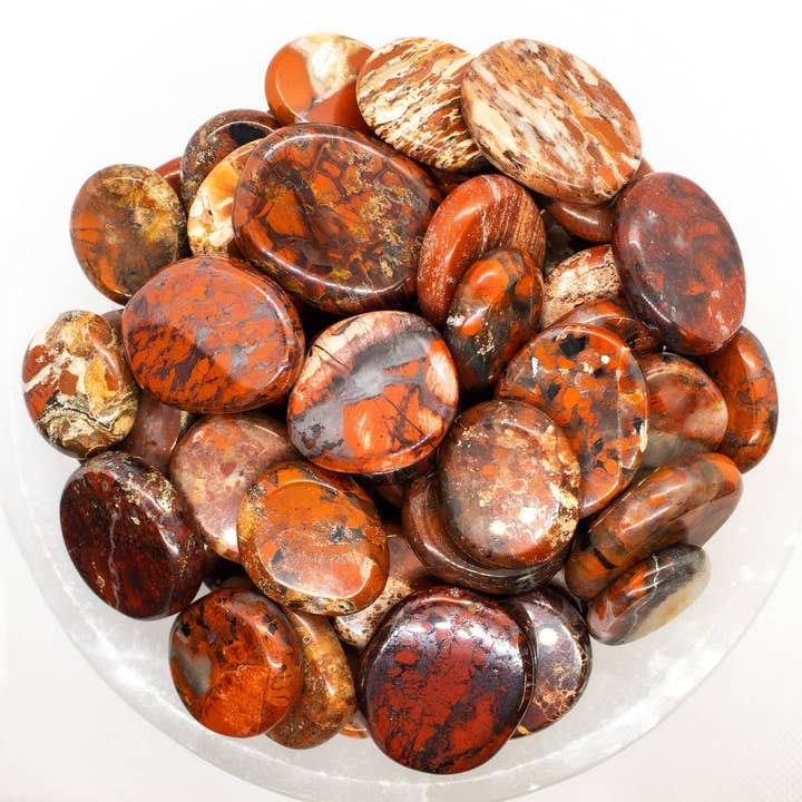 Brecciated Jasper Smooth Small 1/2 KG 1.1Lbs for wholesale by Quasar Gems USA