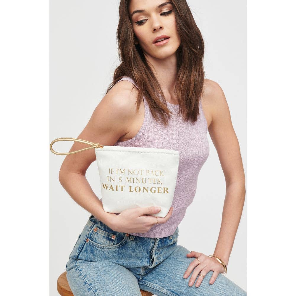 Urban Expressions - Wholesale Makeup/Cosmetic Bag - Printed Canvas Wristlet Cosmetic Make Up Bag Pouch32