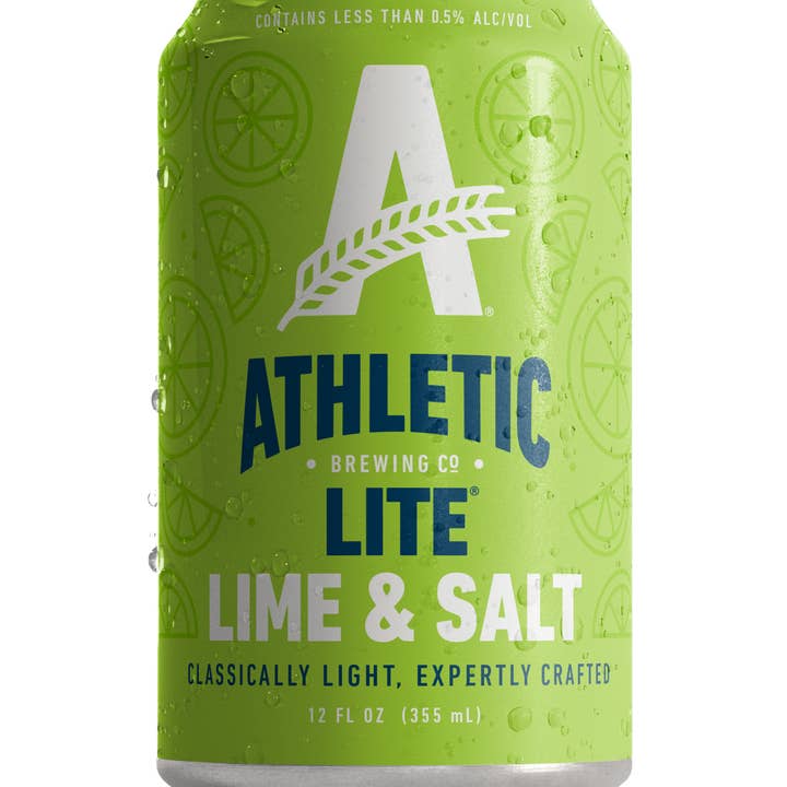Athletic Brewing Company - Wholesale Non-Alcoholic Beer - Athletic Lite Lime & Salt (Non-Alcoholic) 24-Can Case of 4x6-Packs
