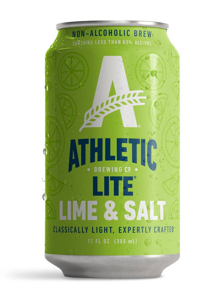 Athletic Lite Lime & Salt (Non-Alcoholic) 24-Can Case of 4x6-Packs for wholesale by Athletic Brewing Company