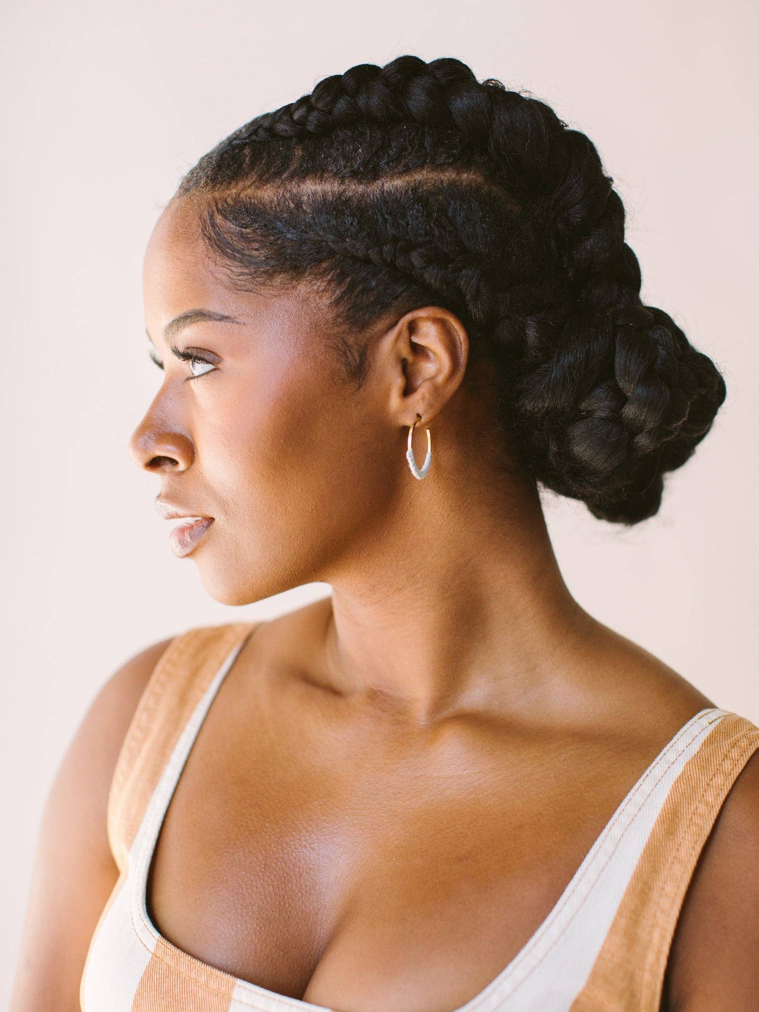 Twenty Two West - Wholesale Hoop Earrings - Mini Macramé Hoops SS258