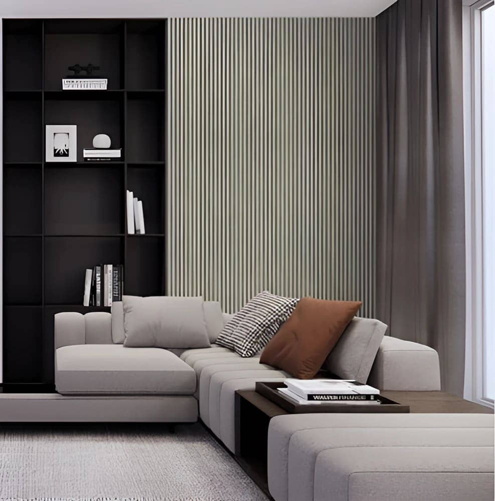 Jobu Home – wholesale Wall Accent – Grey Oak Acoustic Wall Panels7