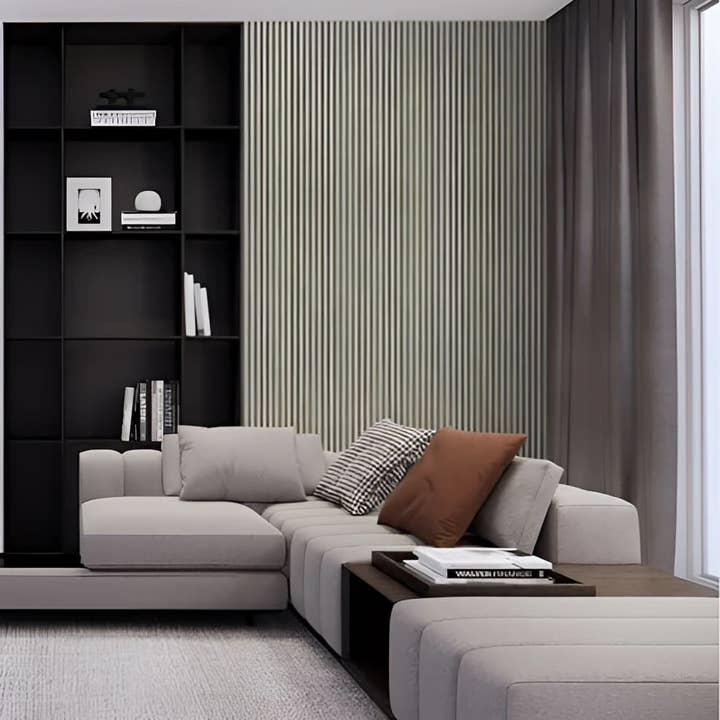 Jobu Home – wholesale Wall Accent – Grey Oak Acoustic Wall Panels7