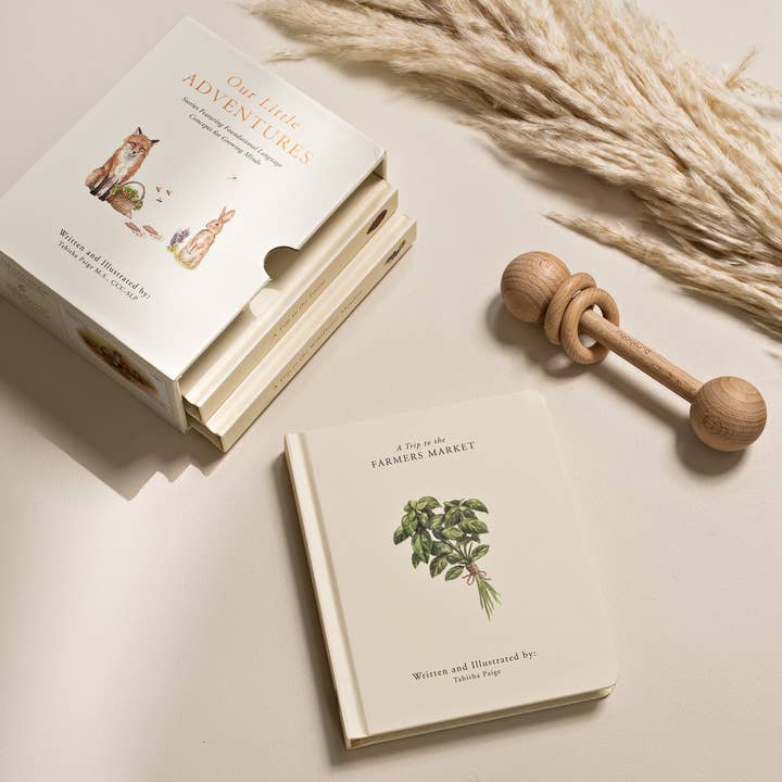 Paige Tate & Co. – wholesale Baby- och småbarnsbok (0–2) – Våra små äventyr: Brädbokboxset för barn6