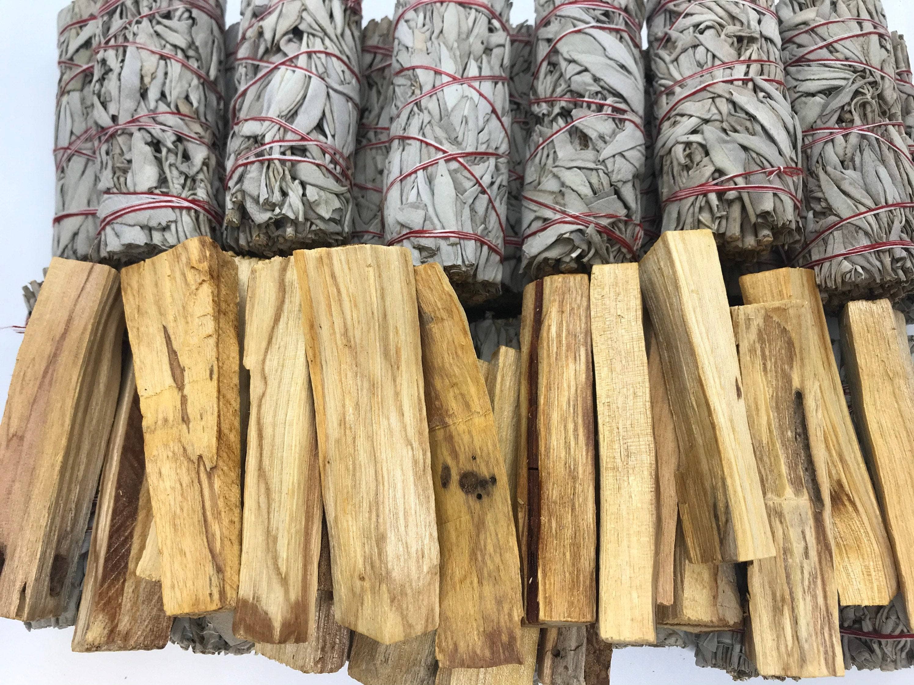 CaNatureLover - Wholesale Wierrookstick - Smudgesticks met witte salie en Palo Santo, 2 stuks9
