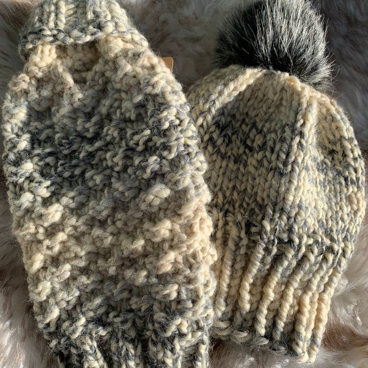 Leni Knits Limited – wholesale Mössa - Dam – BFF mössa Bundle - mössa och husdjur tröja matchande Set
