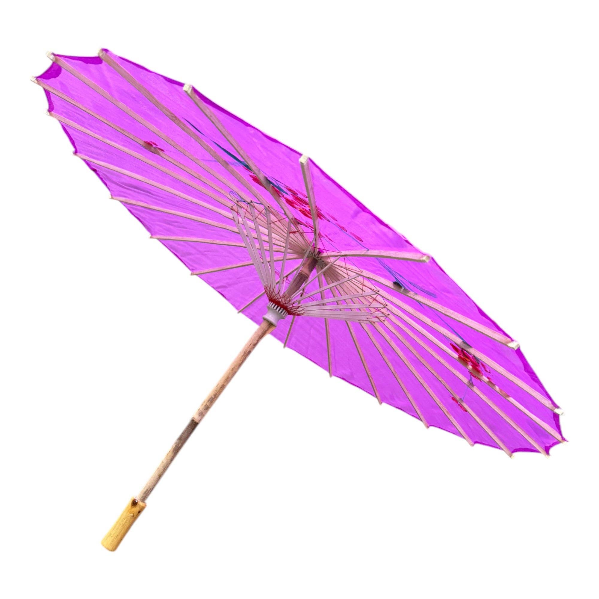 ASSORTED Traditional Floral Sunshade Oilpaper Umbrella UM5044-C (12PC) for wholesale on Faire14