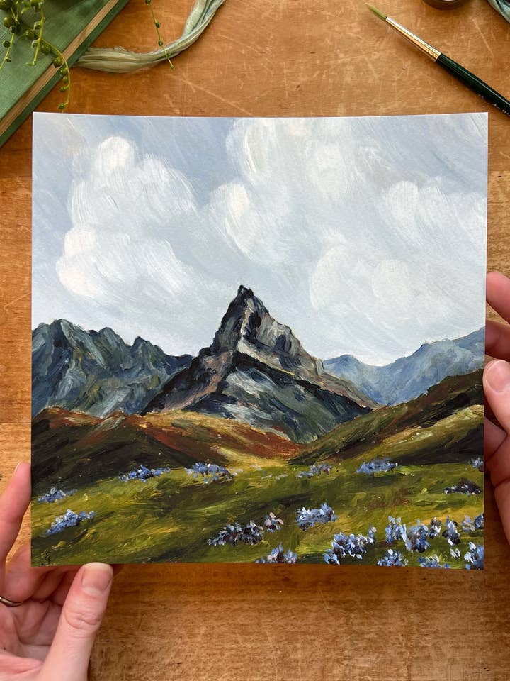 Mountain Meadow Giclée Print for wholesale by Lizzy Gass