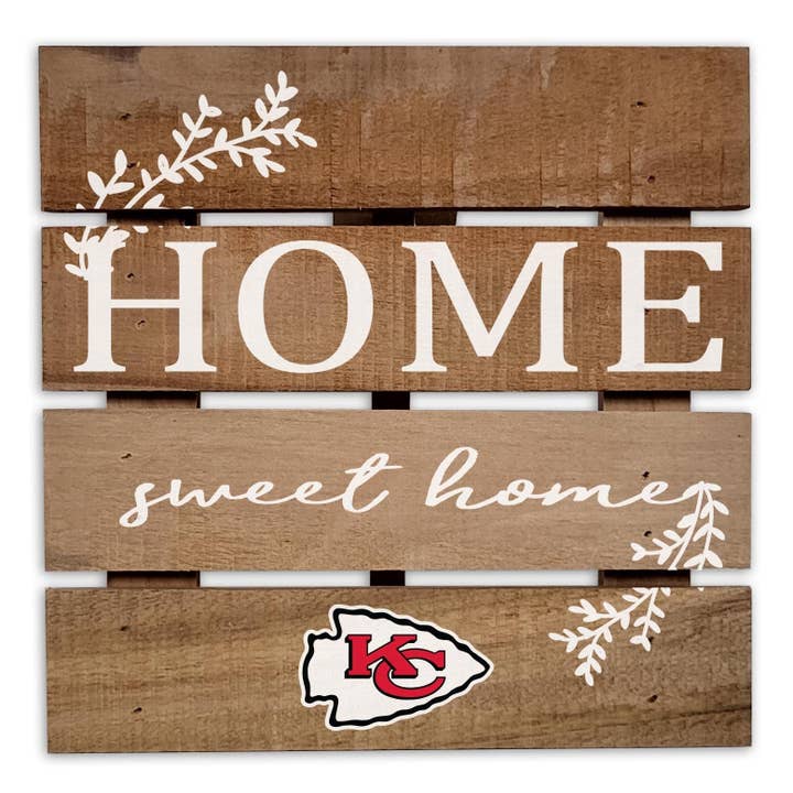 Kansas City Chiefs Home Sweet Home Trivet Hot Plate for wholesale by Fan Creations