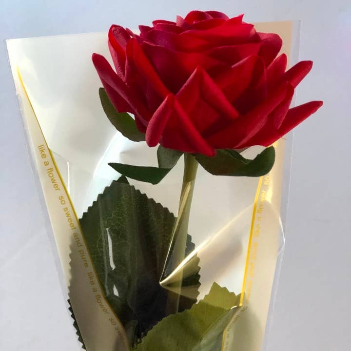 Simply Elegant By Tara - Wholesale Artificial Flowers - Single Stem Wrapped Rose | Real Touch Faux Rose