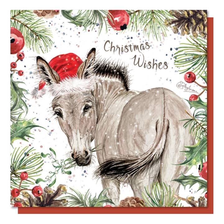 CBX052 - Âne de vœux de Noël pour la vente par Sweet Design