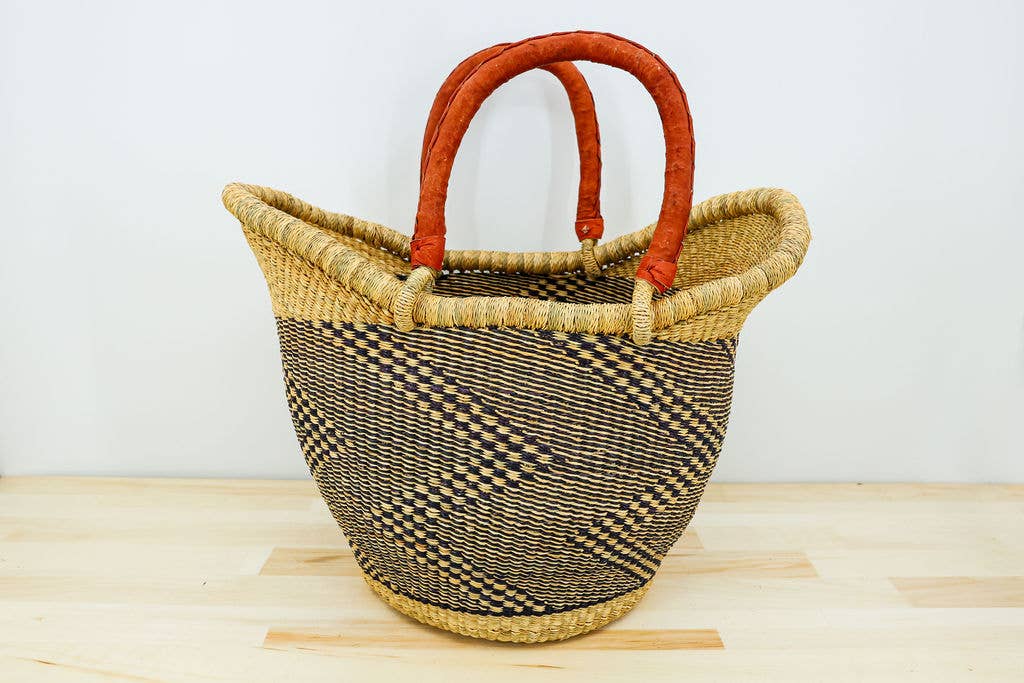 Gitzell FairTrade – Engroshandel Indkøbspose/indkøbstaske – Tote Basket Taske, U-Shopper dobbeltvævet1