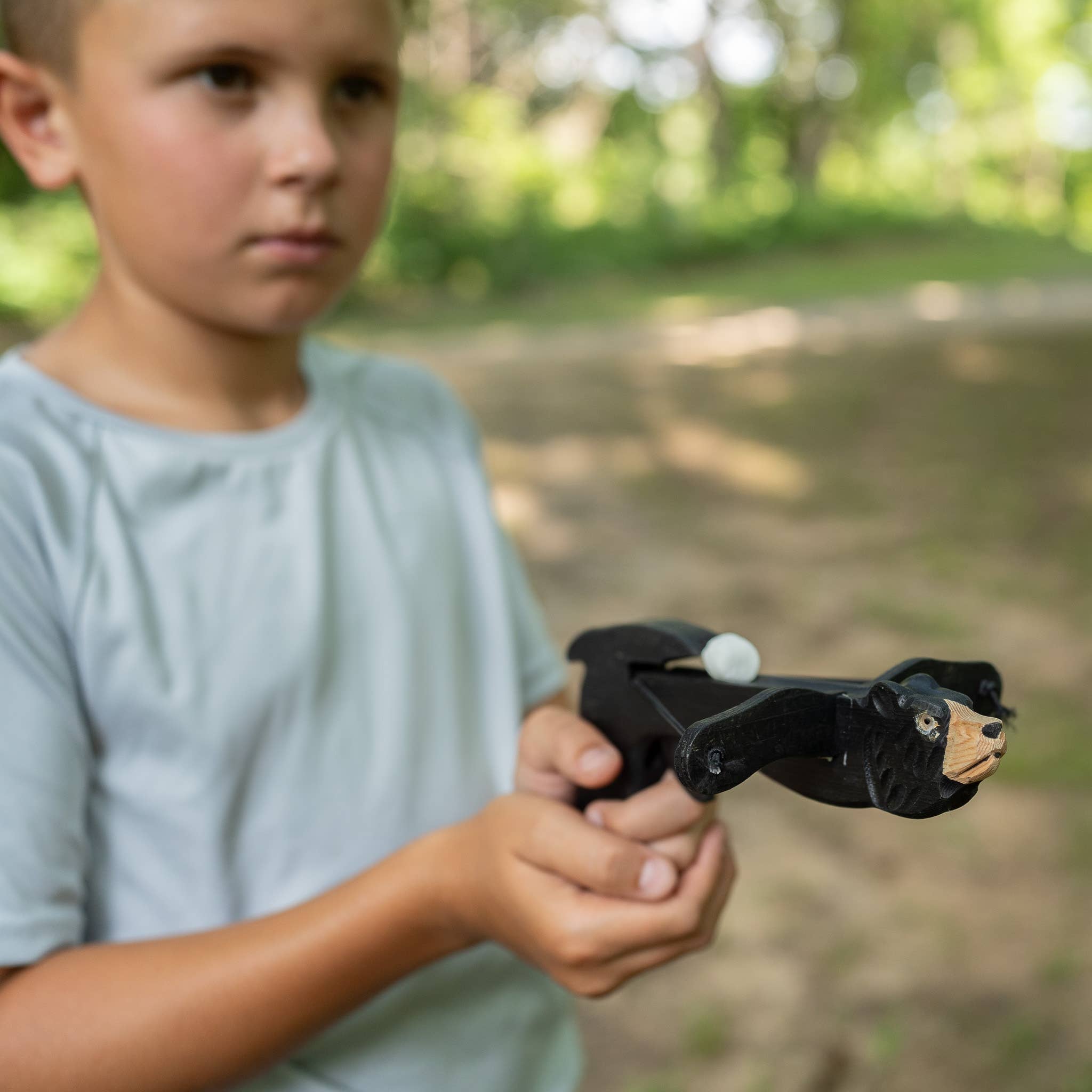 Pawnee Bill’s – Brinquedo de madeira - Crianças por atacado – Atiradores de Marshmallow de Animais6