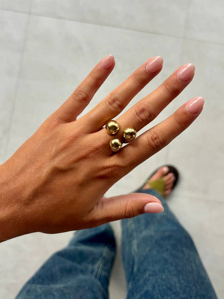 Anillo three para venta al por mayor de Woonder