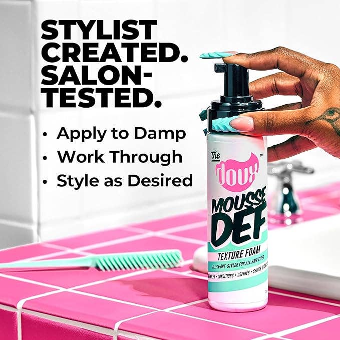 II Sisters Beauty Supply – Großhandel Haarstyling-Gel/Mousse – The Doux Mousse Def Textur-Schaum 207 ml3