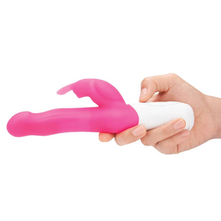 Slim Shaft Rabbit Vibrator with Rotating Beads for wholesale by Lux Fetish Store
