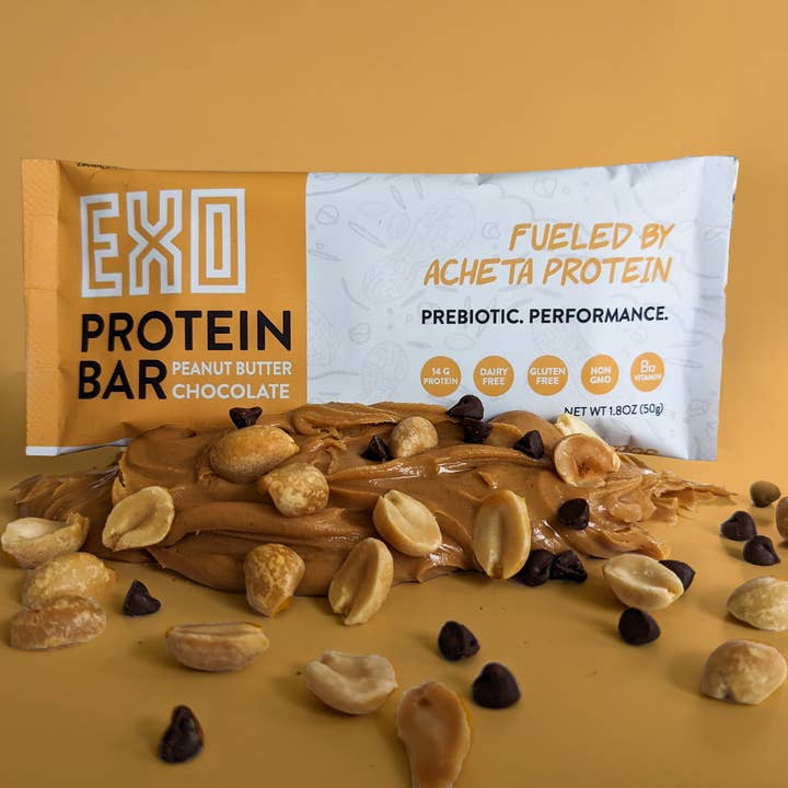 Hoppy Planet Foods, LLC - Venta al por mayor Barrita de aperitivo - Barra de proteína prebiótica de chocolate EXO PB