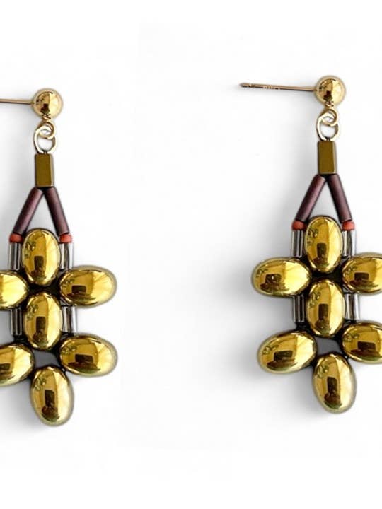 Just Art Balloon French glass earrings for wholesale by Trecy Bleich