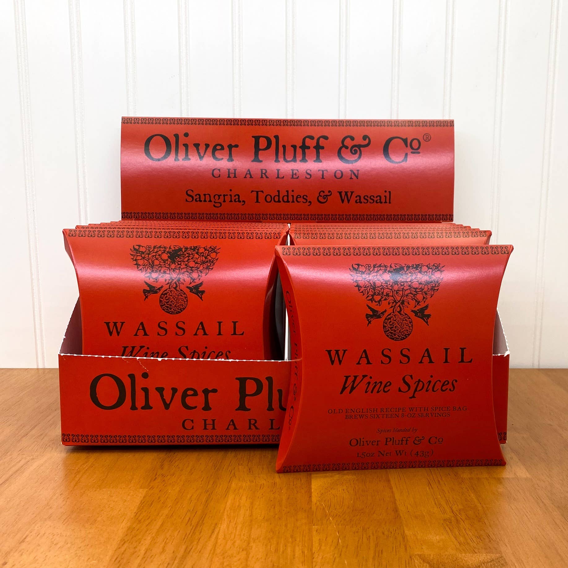 Oliver Pluff & Company - Vente Mélanges d'épices séchées - Épices pour vin Wassail - Sachet de 1 gallon2