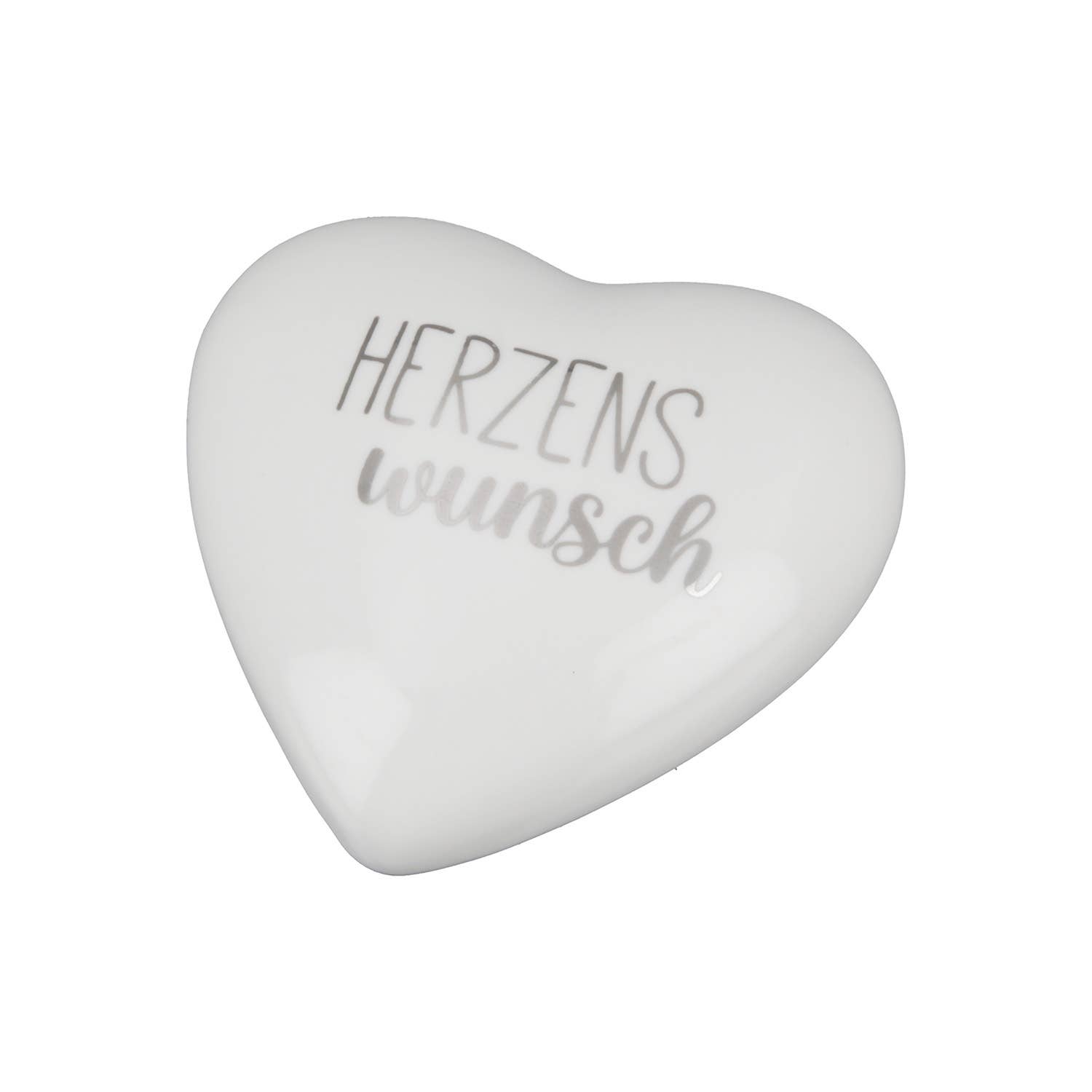 Gilde Handwerk Macrander GmbH & Co. KG - Wholesale Decorative Tabletop Object - Porcelain heart “Herzenswunsch” VE 120