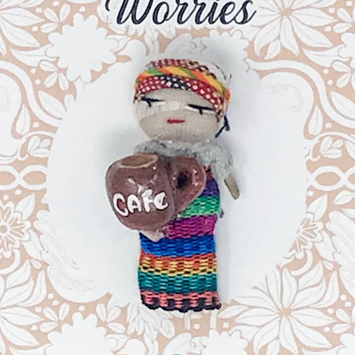 Guatemalan Homeschool Worries Worry Doll for wholesale by Pippa & Ky