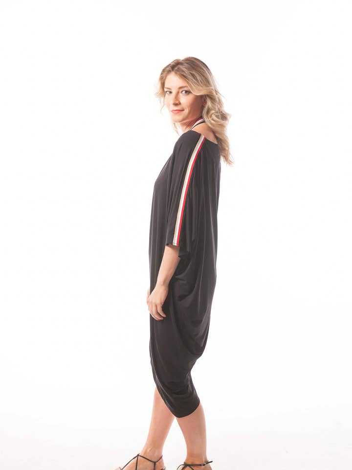 Robe noire Sagg Beach pour femme pour la vente par Á+BLAZERS