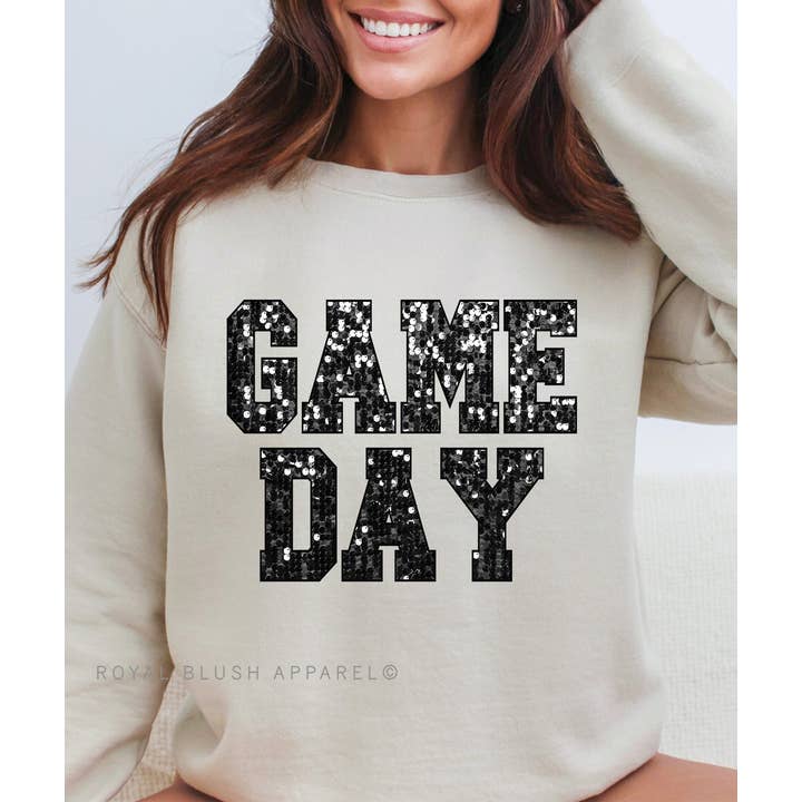 Game Day Faux Sequin Full Color Transfer for wholesale by RBA Transfers