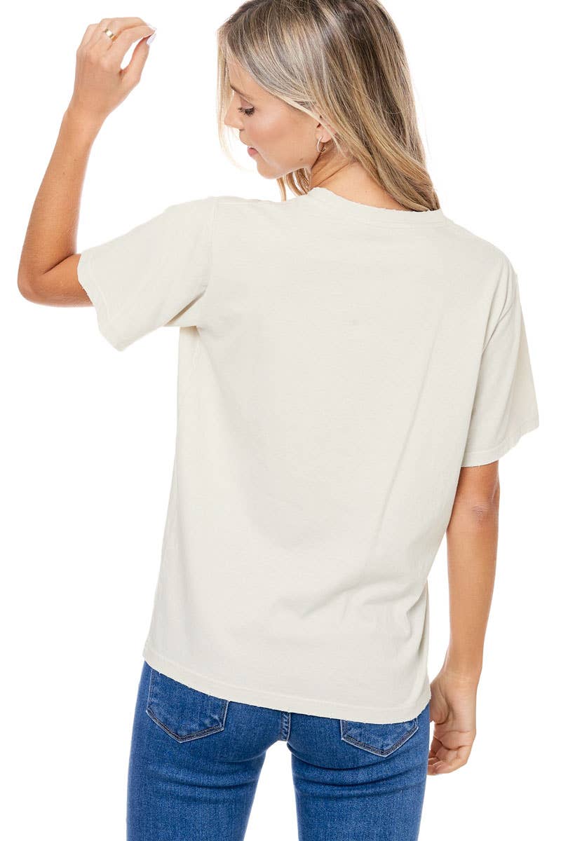 Foryeri - Wholesale T-Shirt - Women's - MINERAL WASHED S/S COTTON TEE3