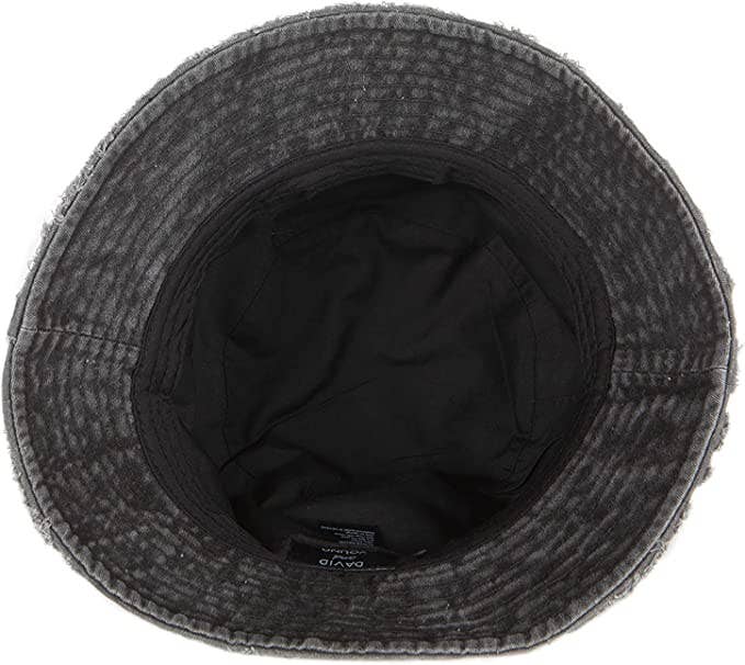 Funky Junque - Wholesale Bucket Hat - Women's - Embroidered Bucket Hat (Rainbow - Black)4