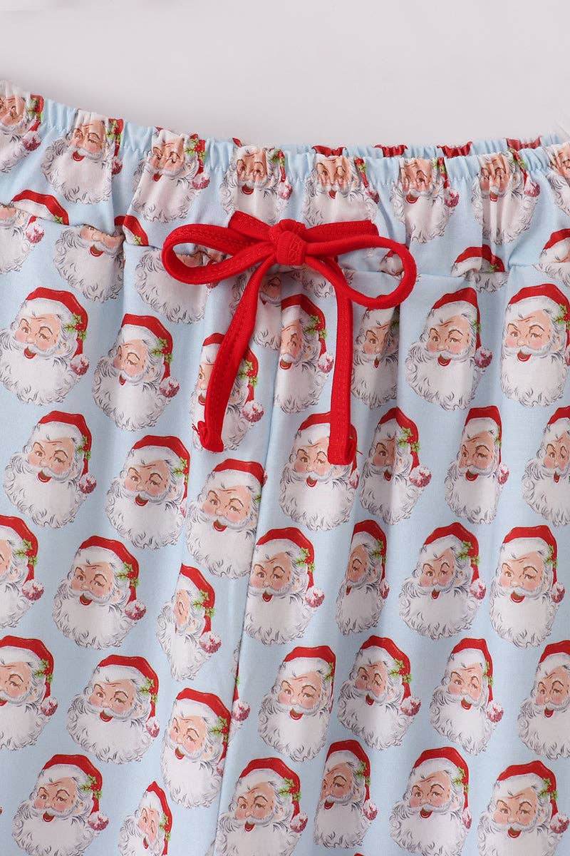 Aspen Rain Boutique - Wholesale Sleepwear Bottom - Men's - Blue christmas santa claus men pajamas pants1