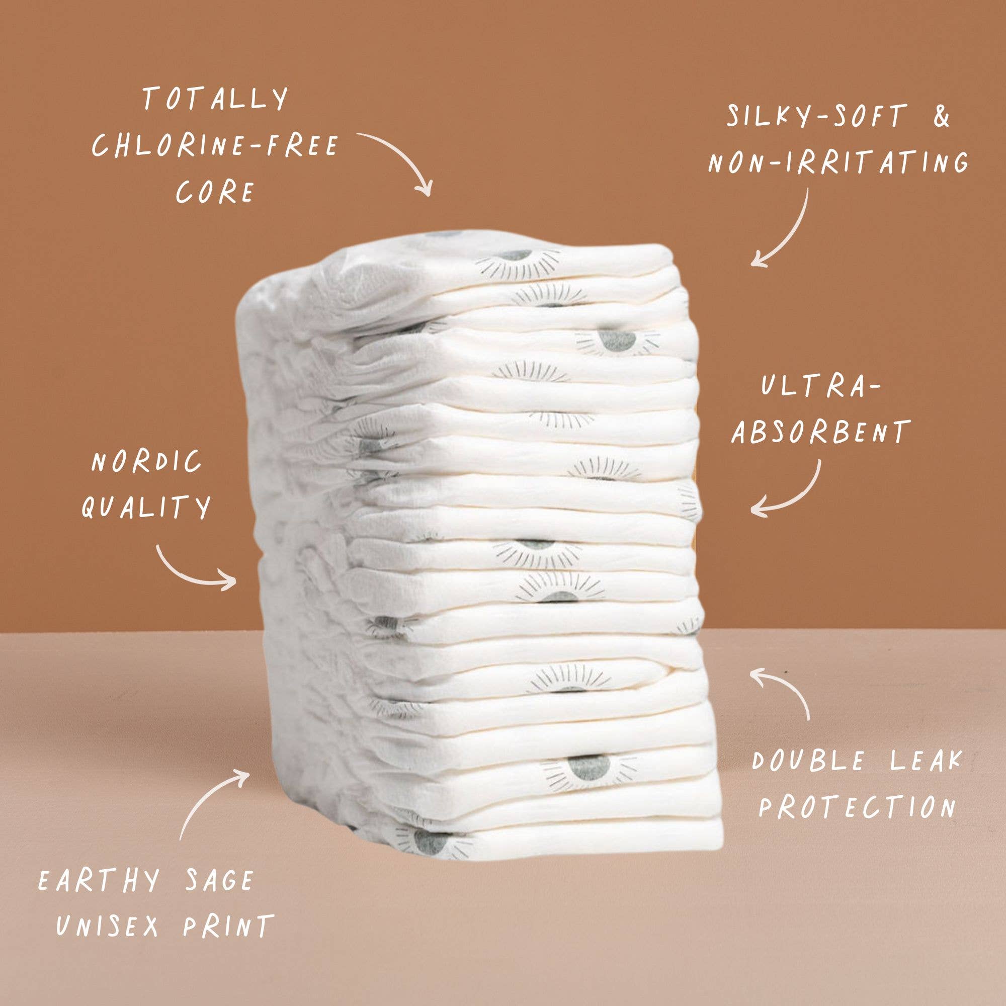 Joonya - Wholesale Diaper (Cloth) - Baby - Joonya Pull-Up Diapers Size 5 XL (24-37 lb) - 1 Bag of 232