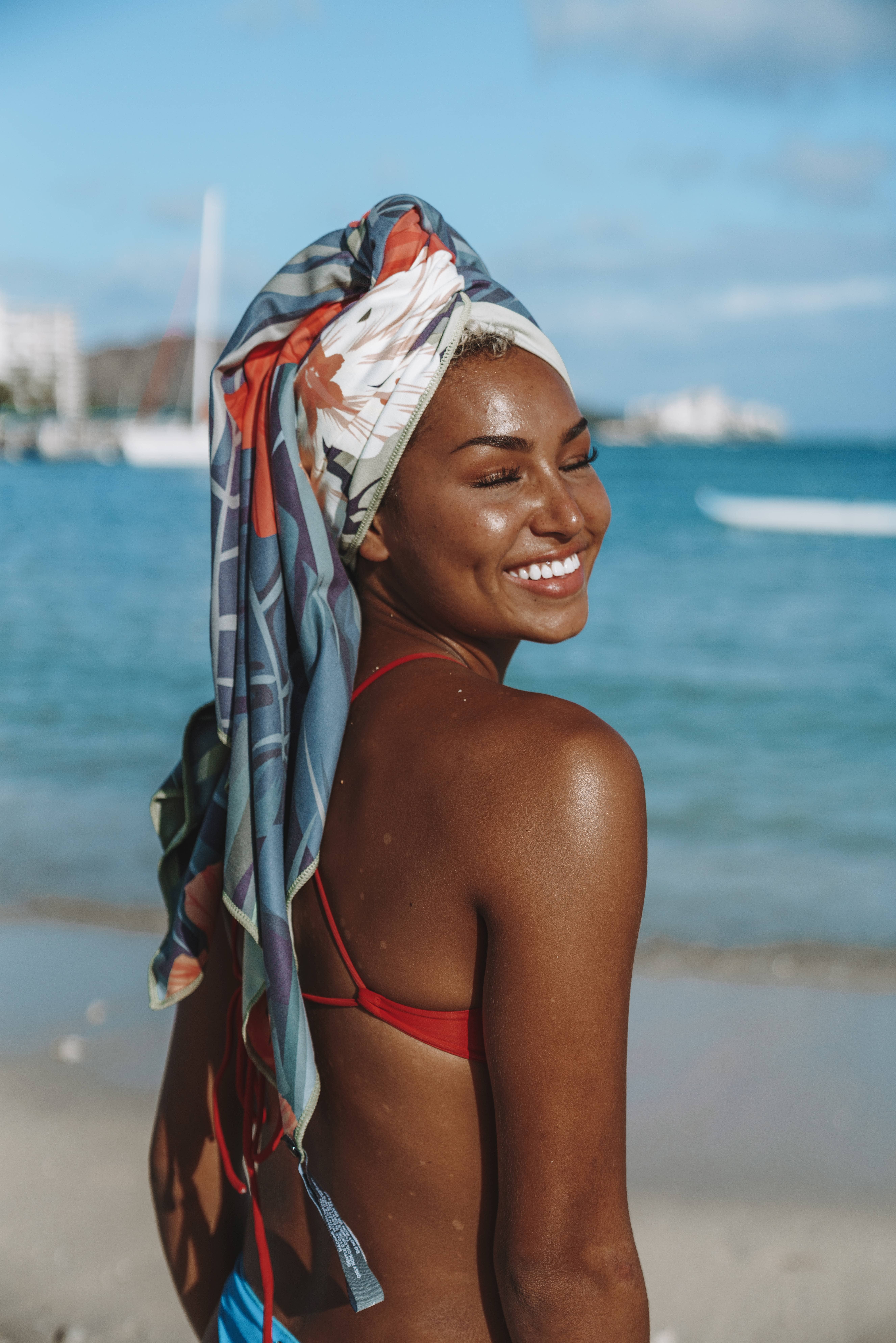 RHB HAWAII - Wholesale Beach Towel - Hibiscus flowers Beach Towel5