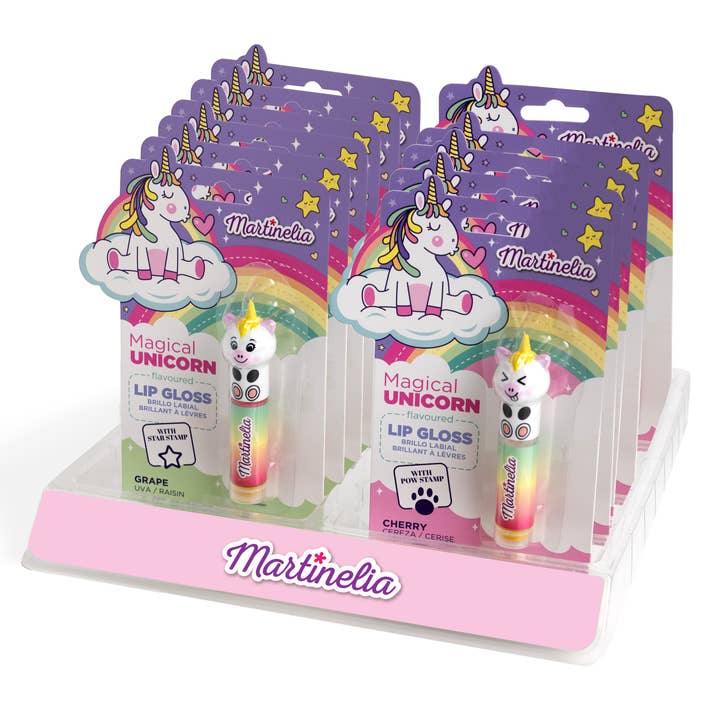 Toysmith - Wholesale Lip Gloss - Kids - Martinelia Magical Unicorn Tattoo Lip Gloss