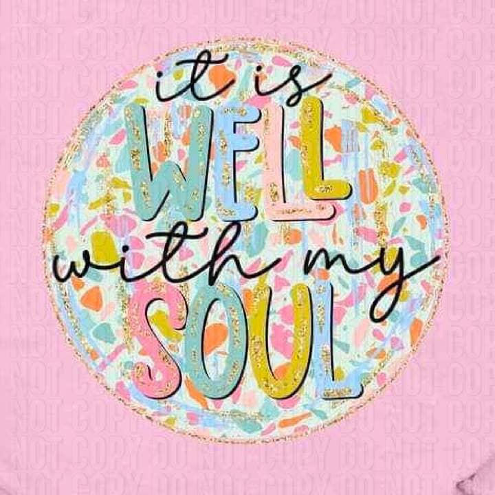 Het gaat goed met My Soul DTF-transfer voor wholesale door K and M Designs