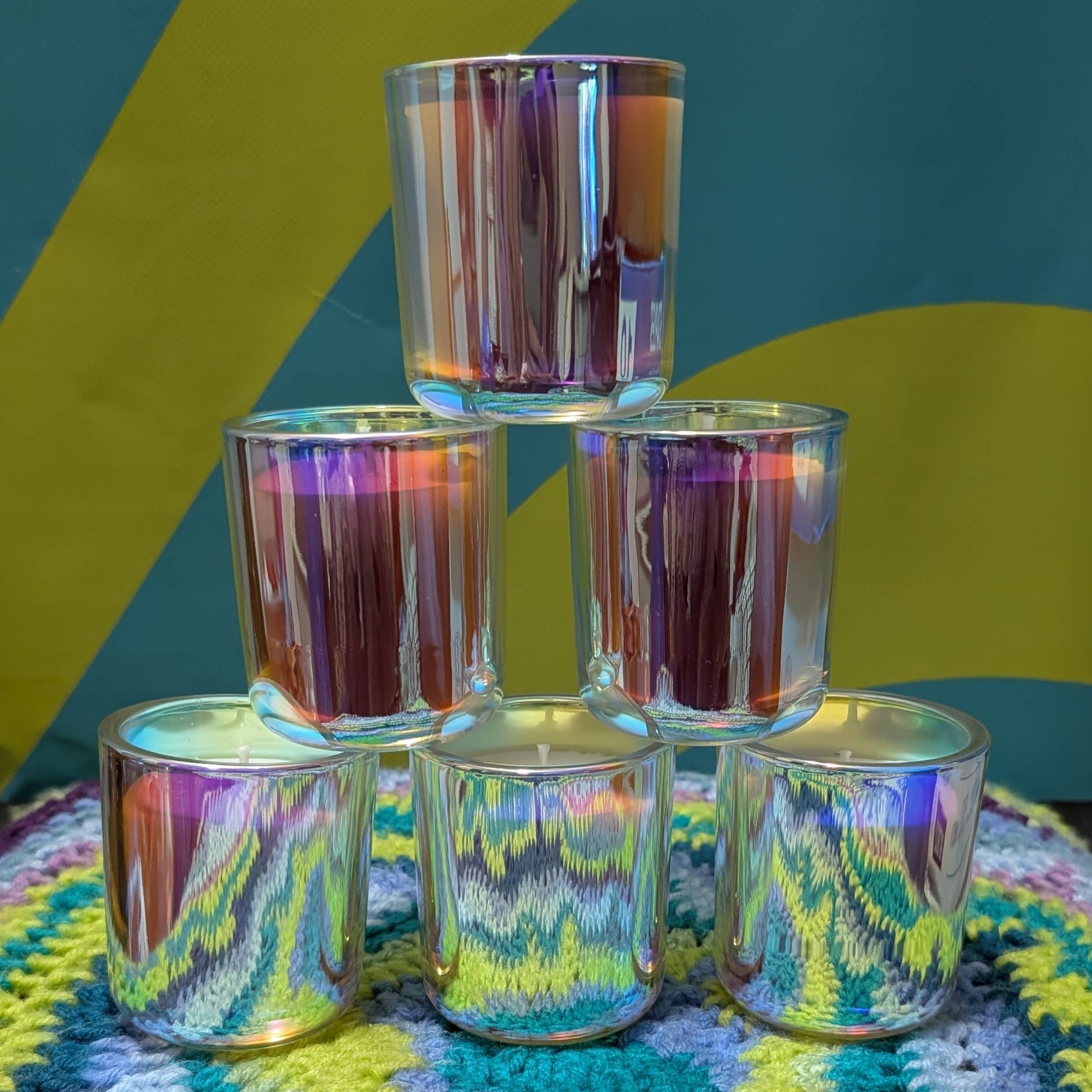 SpillProofLiquid - Wholesale Jar/Filled Candle - Mystery Scent Mini 4 oz Reclaimed 100% Soy Wax Candles4